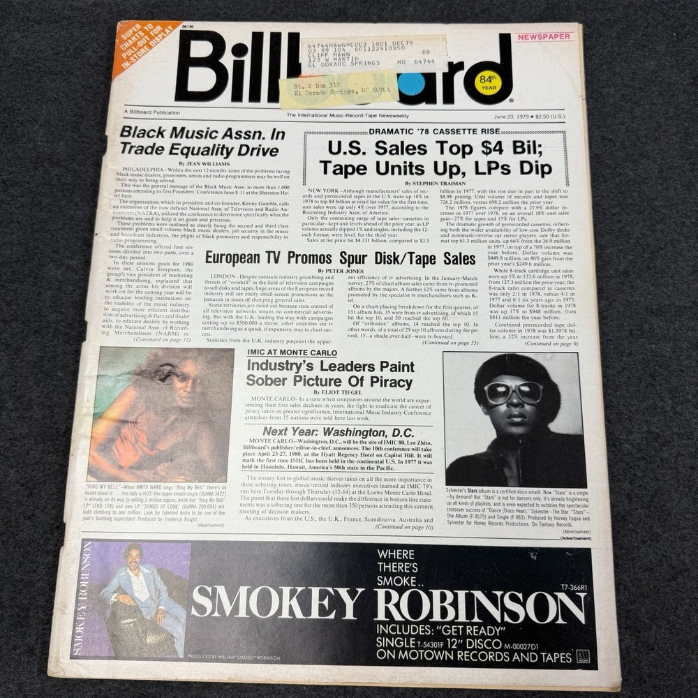 BILLBOARD Magazine Vintage June 23 1979
